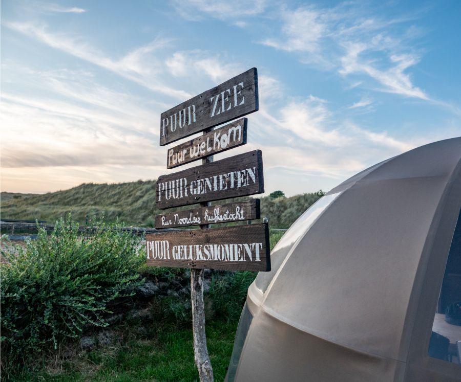 Puur Terschelling  kamperen bij de boer